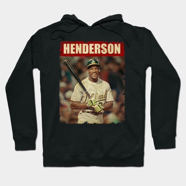Rickey Henderson - NEW RETRO STYLE Hoodie by FREEDOM FIGHTER PROD